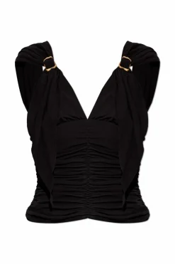 Cult Gaia CZARNY Top `Talisa`