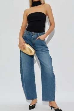Cult Gaia CZARNY Top `Wali`