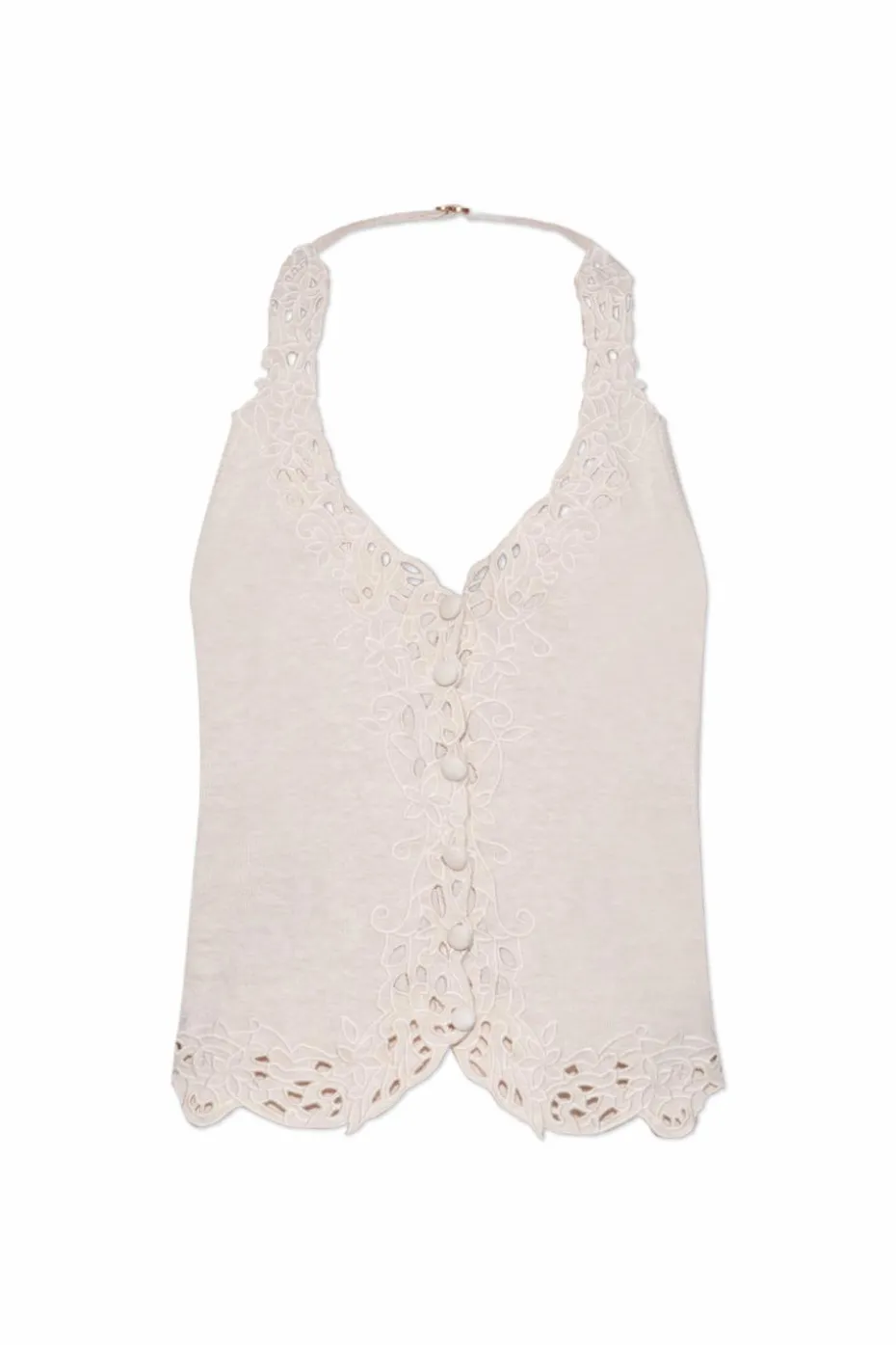 Cult Gaia kremowy Top `Nat`