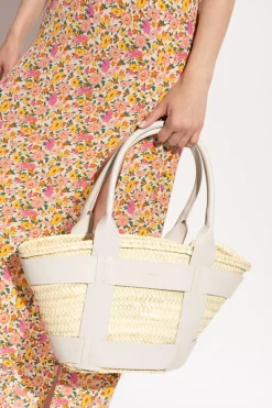 DeMellier kremowy Torba `Santorini` typu `shopper`