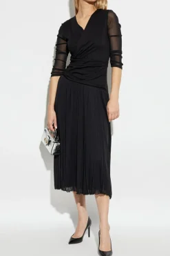 Diane Von Furstenberg CZARNY Sukienka `Gaj`