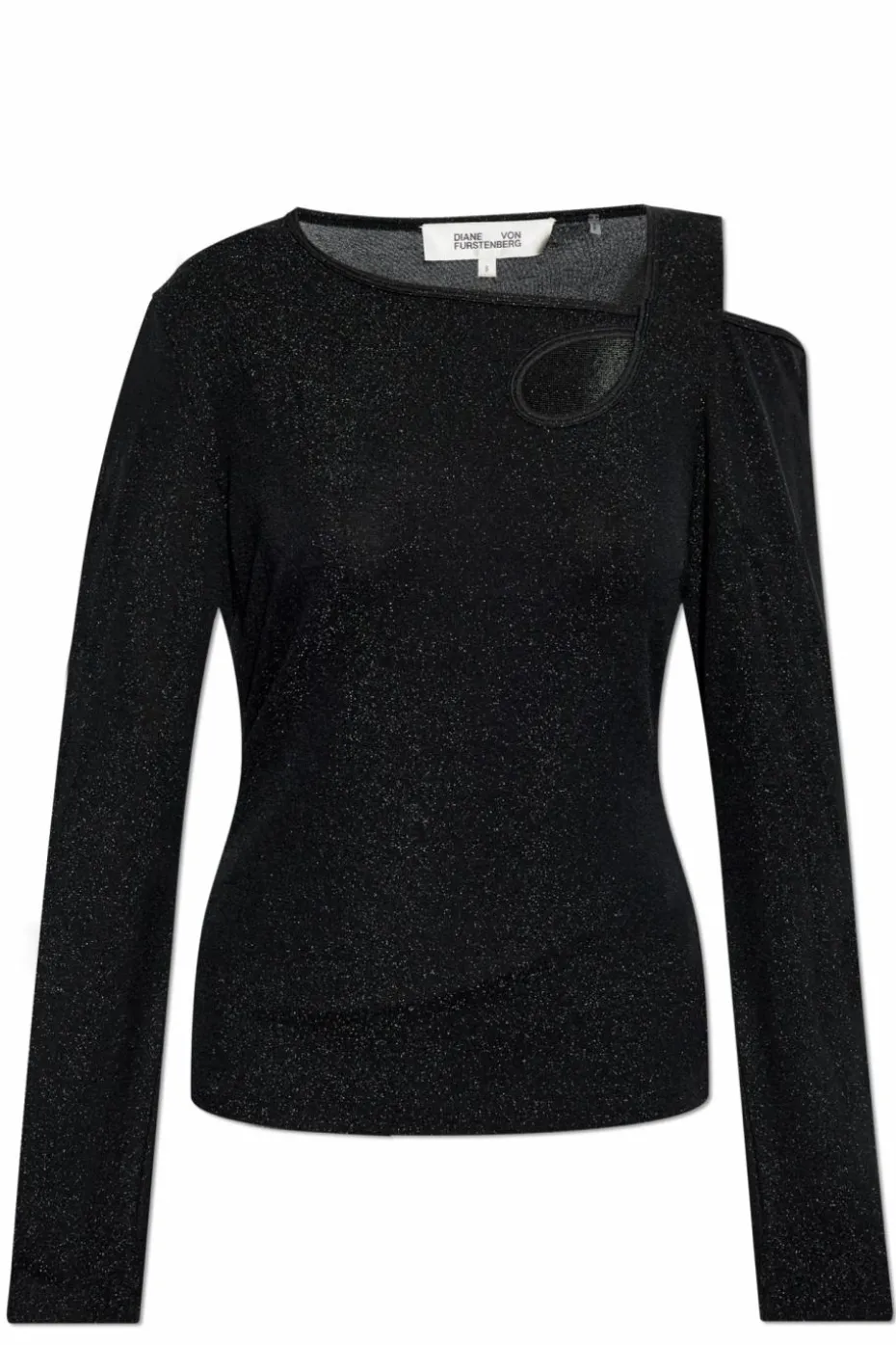 Diane Von Furstenberg CZARNY Top `Randall`