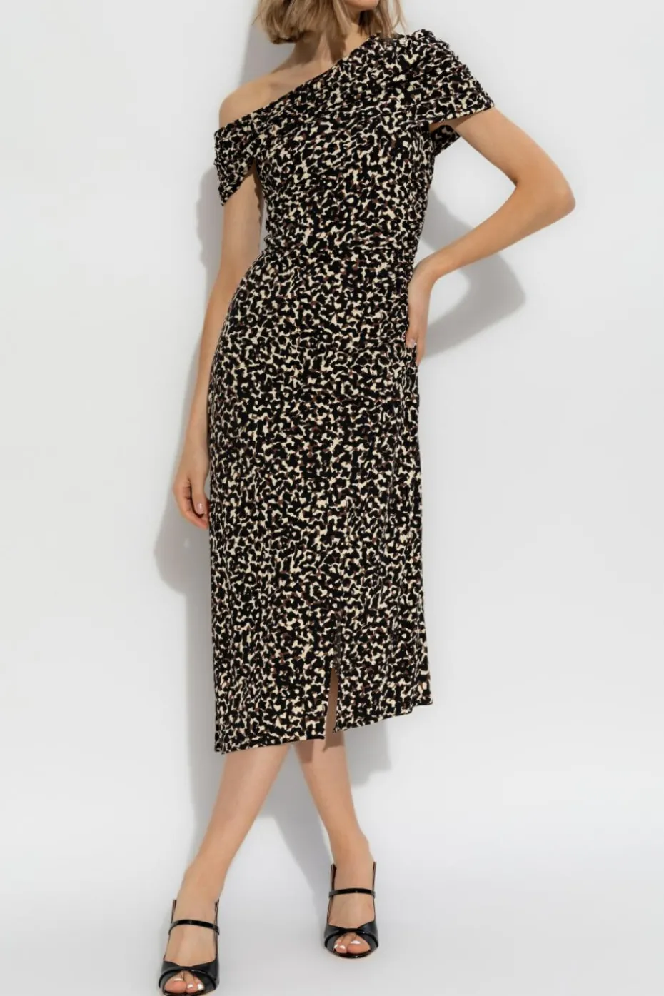 Diane Von Furstenberg CZARNY Sukienka `Agustin Midi`