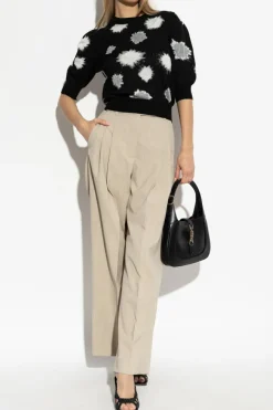 Diane Von Furstenberg CZARNY Sweter `Willa`