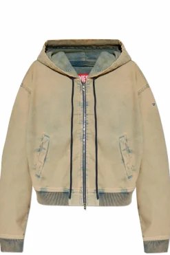 Diesel beżowy Bluza `DE-GIRI-CROP`