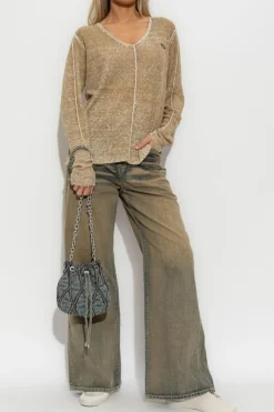Diesel beżowy Sweter ` K-ROBBEL`