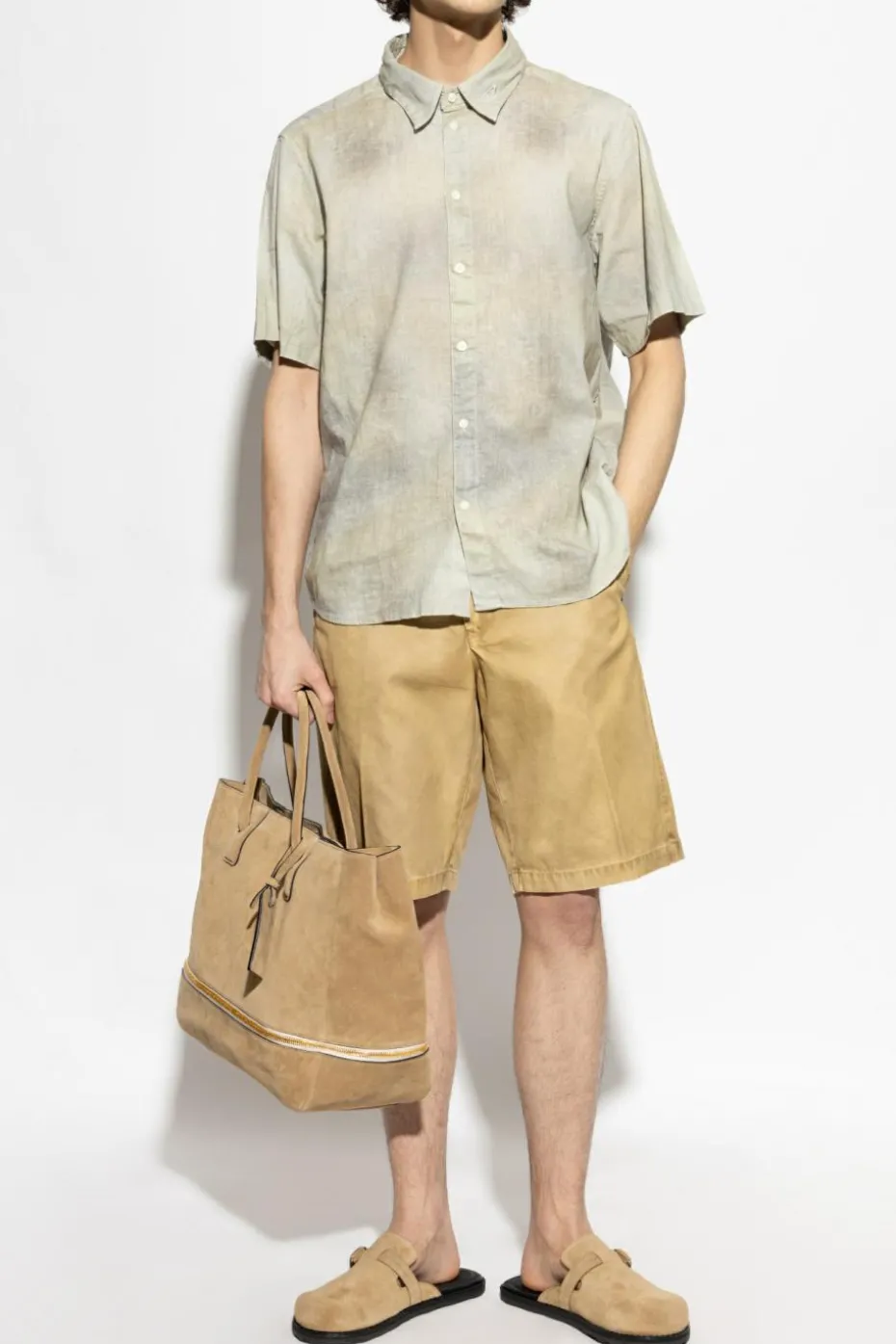 Diesel beżowy Szorty `P-FRANCK-SHORT`