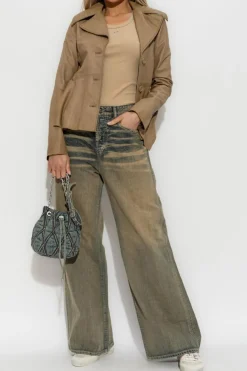 Diesel beżowy Top `T-ANKY-DSILVER`