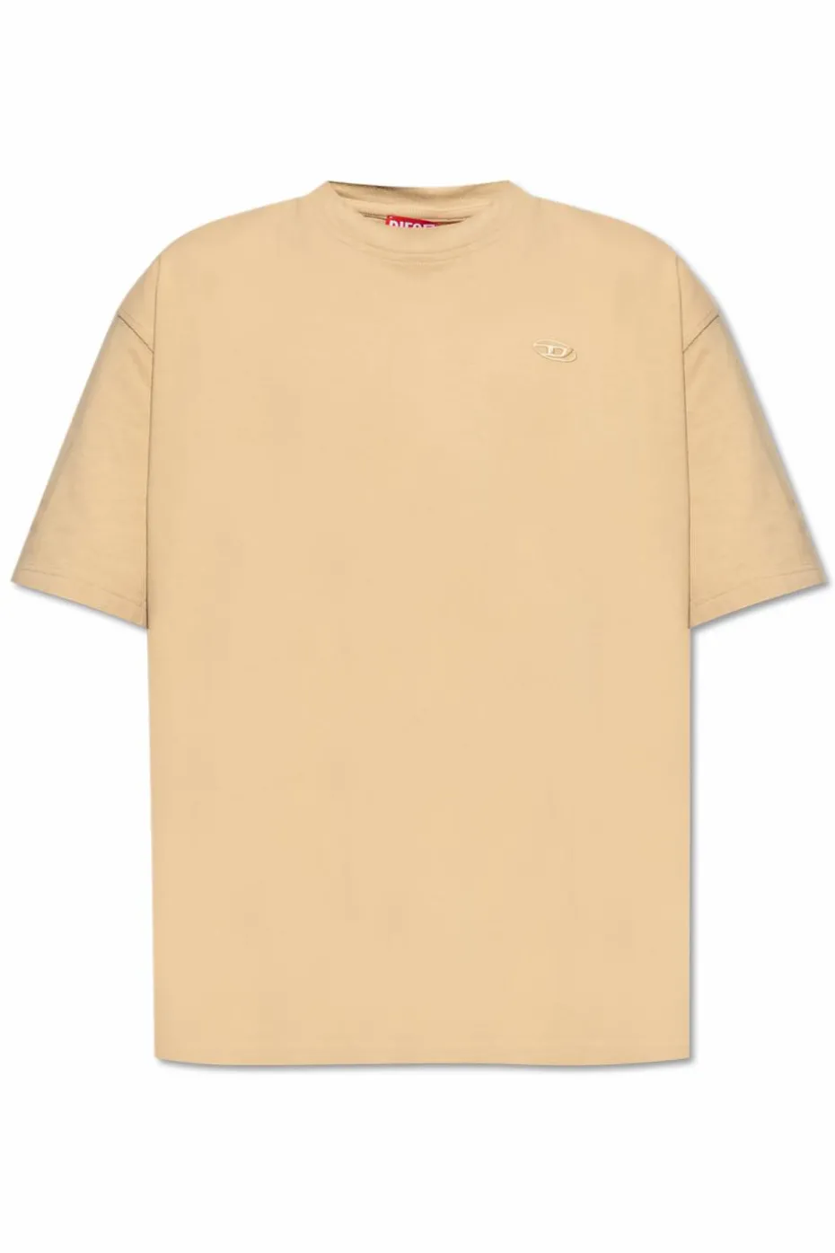 Diesel beżowy T-shirt `T-BOGGY-T1`