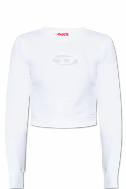 Diesel BIAŁY Bluza `F-SLIMMY-OD`