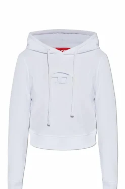 Diesel BIAŁY Bluza `F-SLIMMY-HOOD-OD`