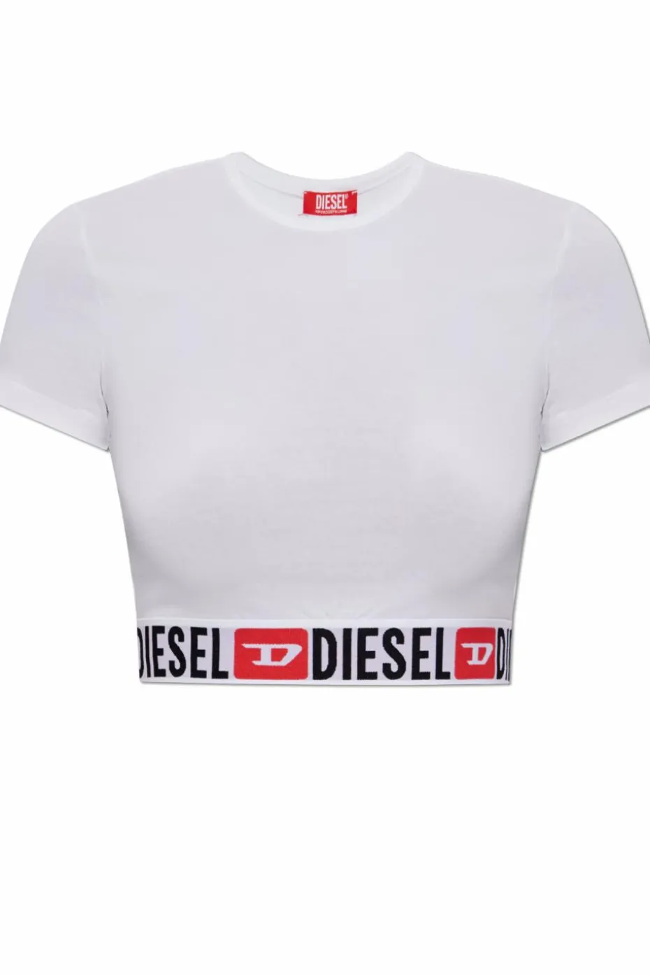 Diesel BIAŁY Krótki t-shirt `IRMA-D-CORE`
