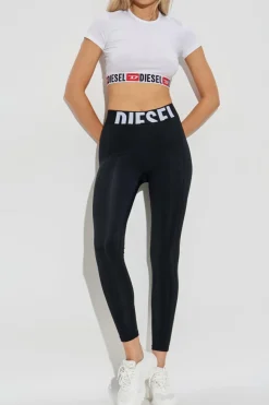 Diesel BIAŁY Krótki t-shirt `IRMA-D-CORE`