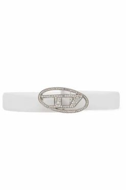 Diesel BIAŁY Pasek `B-1DR STRASS`