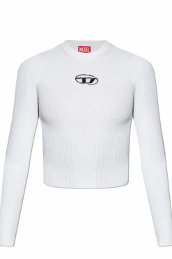 Diesel BIAŁY Sweter `M-VALARI`