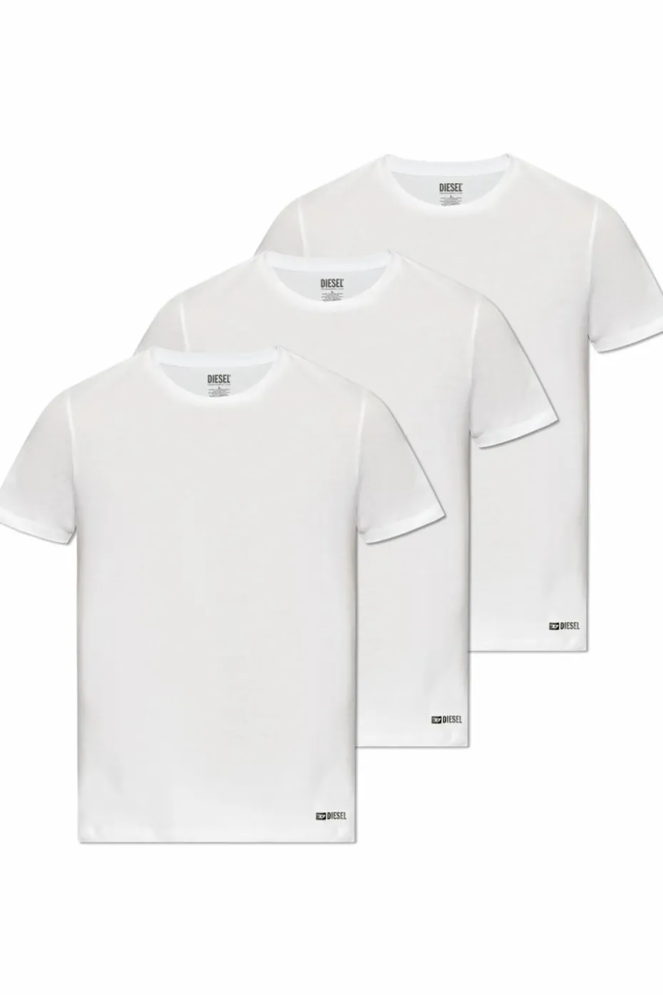 Diesel BIAŁY Trójpak t-shirtów