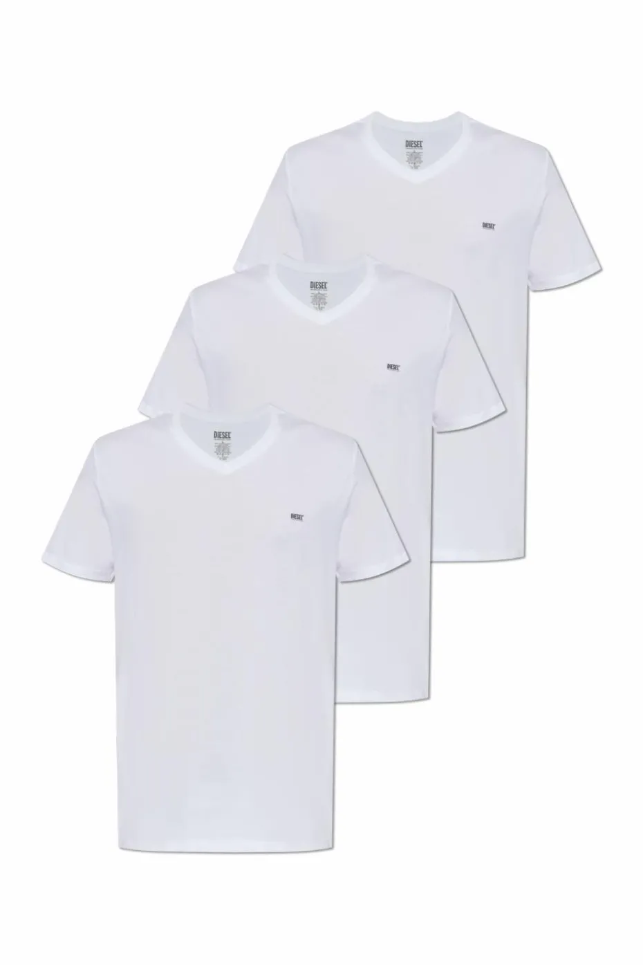 Diesel BIAŁY Trójpak t-shirtów `UMTEE-MICHAEL`