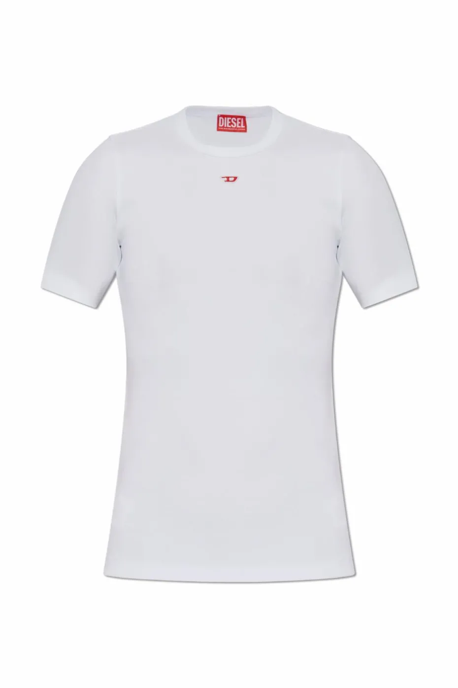 Diesel BIAŁY T-shirt `D-RIBBER-N`