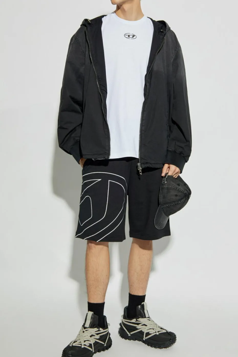Diesel BIAŁY T-shirt `T-ADJUST-OD`