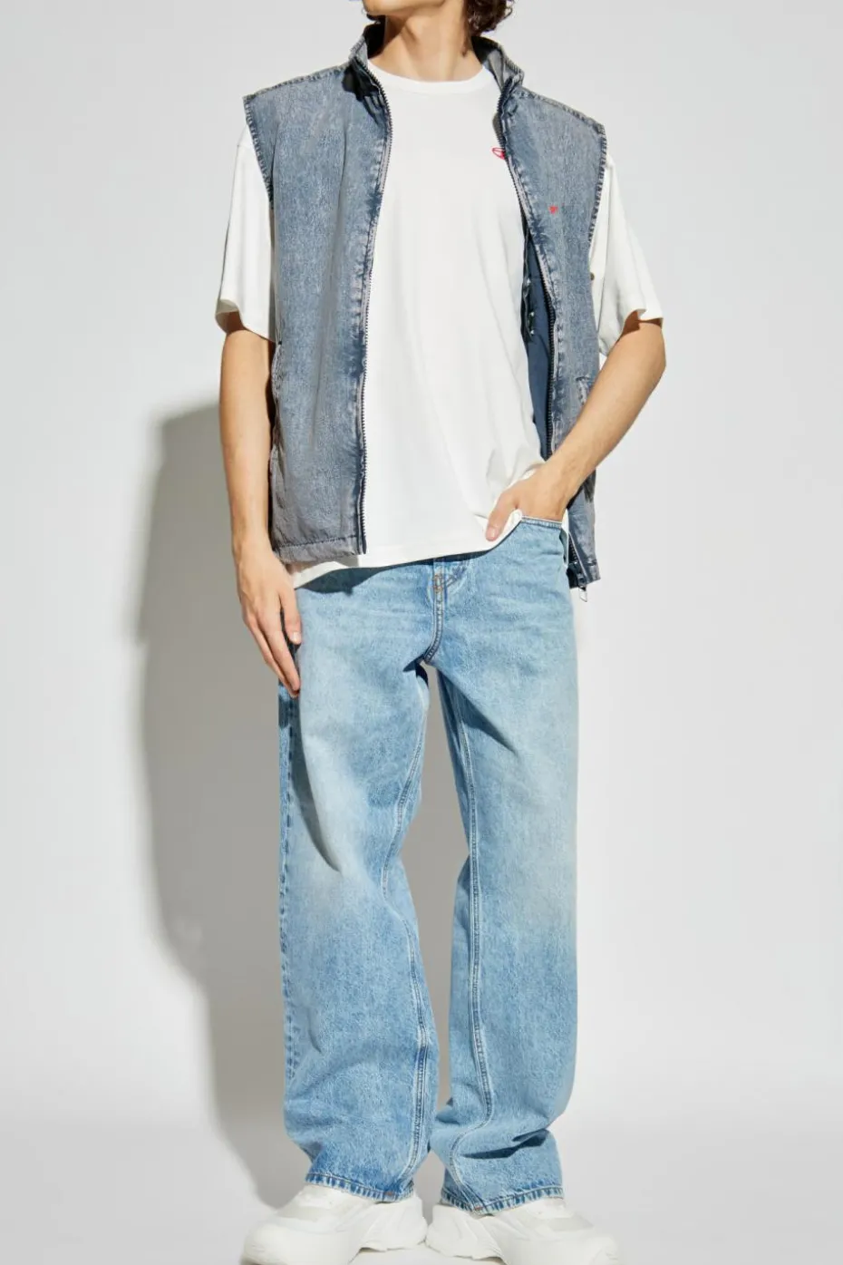 Diesel BIAŁY T-shirt `T-BOXT-T6`