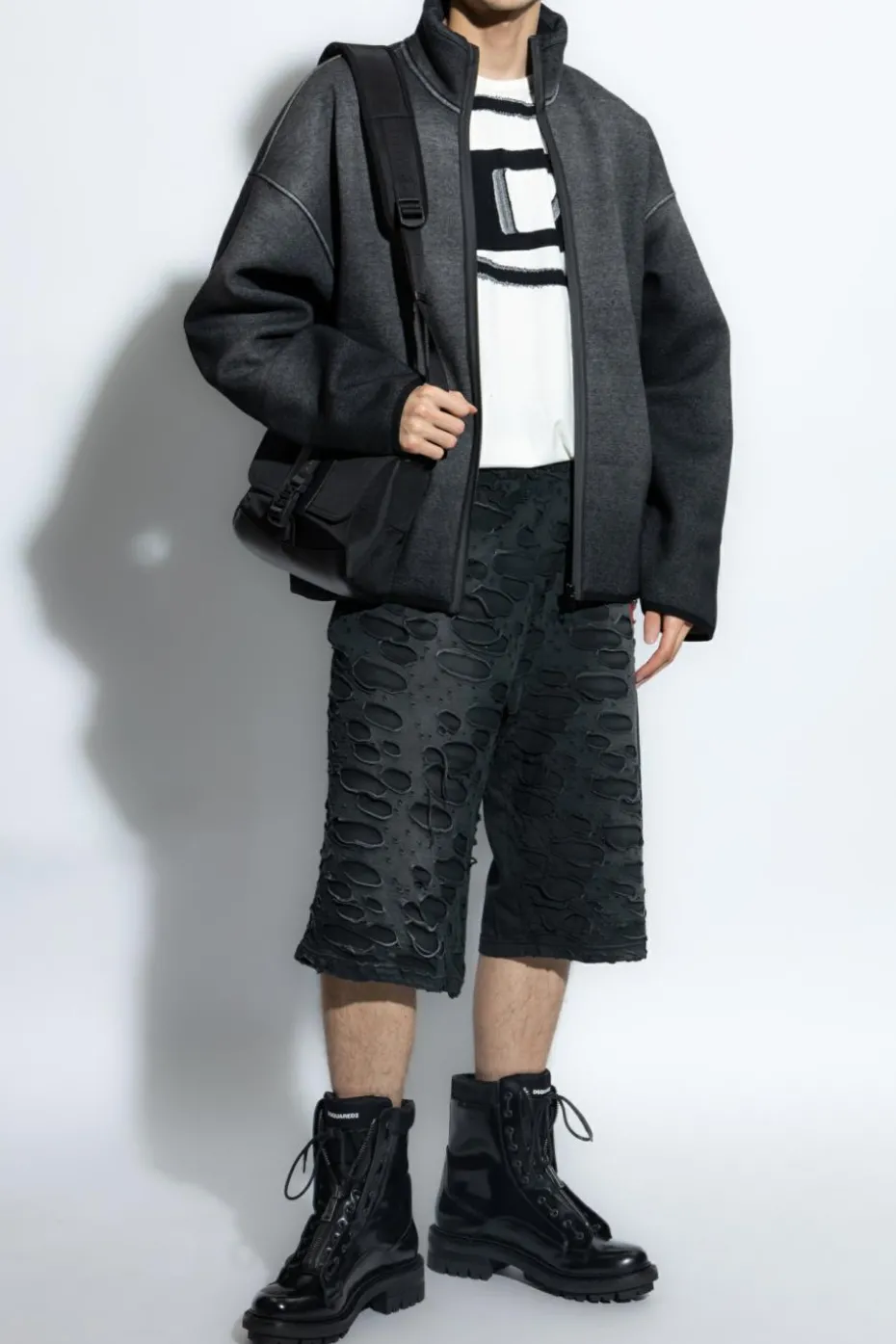 Diesel BIAŁY T-shirt `T-DOXT`