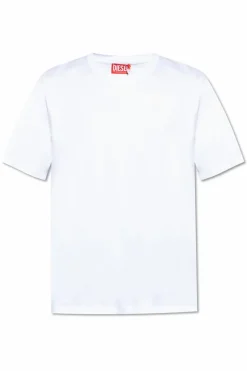 Diesel BIAŁY T-shirt `T-MADJUST-R2`