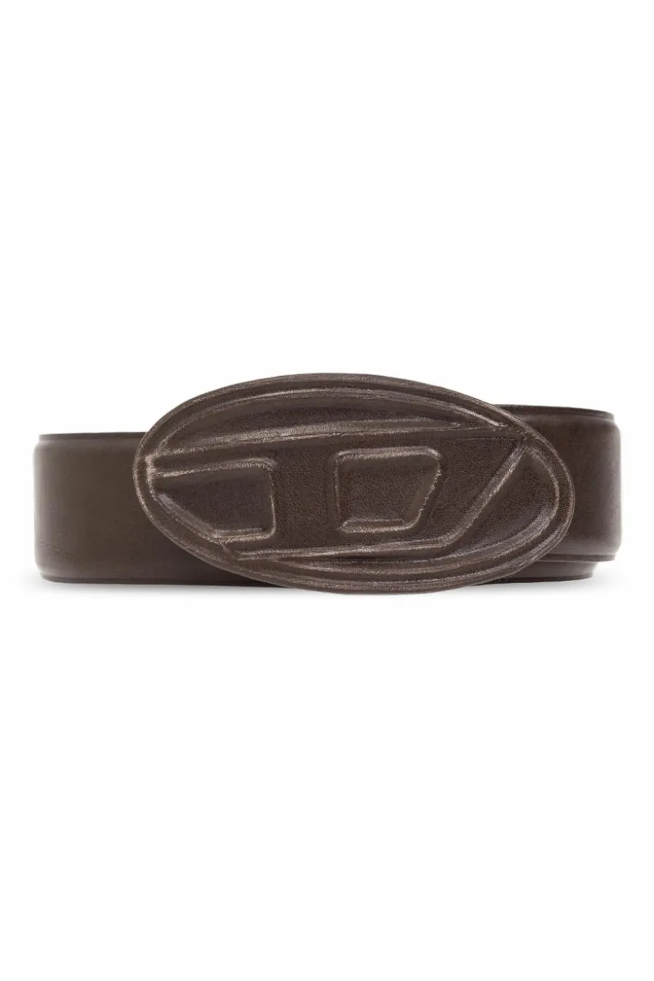 Diesel BRĄZOWY Pasek ` B-1DR SCRATCH`