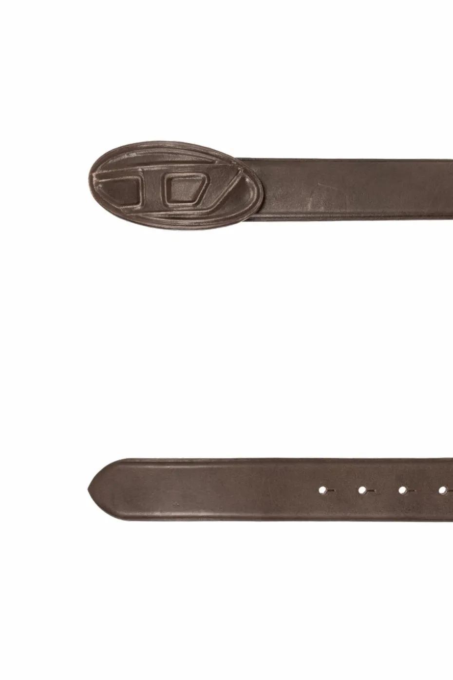 Diesel BRĄZOWY Pasek ` B-1DR SCRATCH`