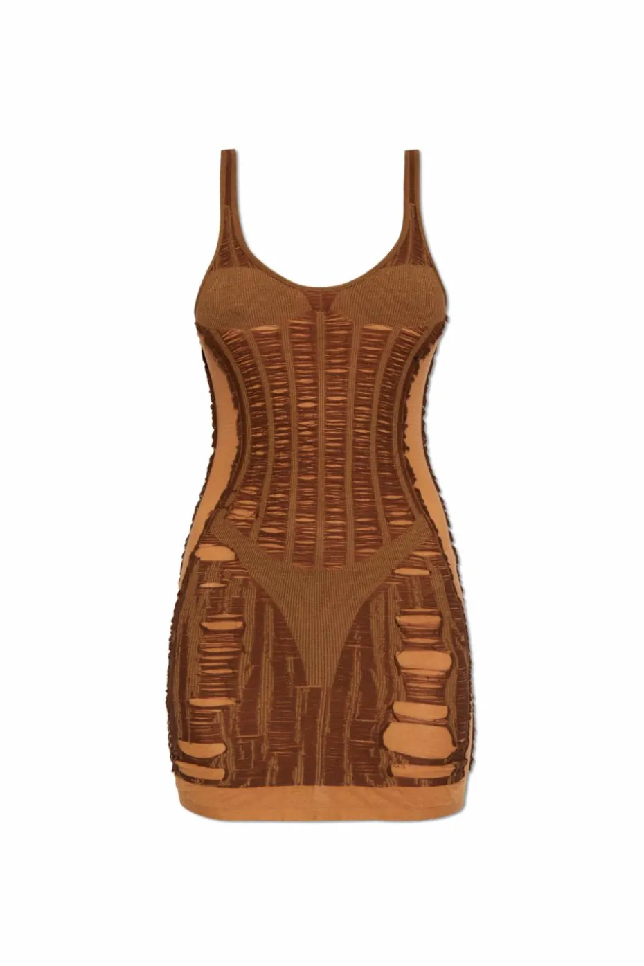 Diesel BRĄZOWY Sukienka `M-CALIMERA-SHORT`