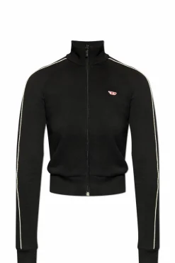 Diesel CZARNY Bluza `F-JAMILA-PIPING-D`