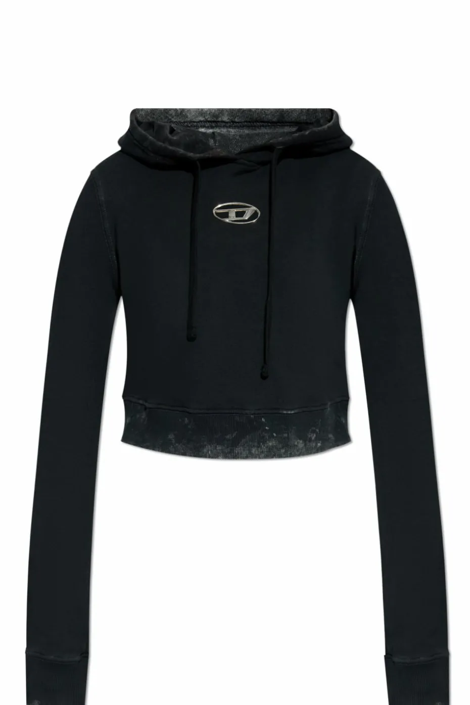 Diesel CZARNY Bluza `F-SLIMMY-HOOD-P5`