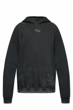 Diesel CZARNY Bluza `S-BOXT-HOOD-T10`