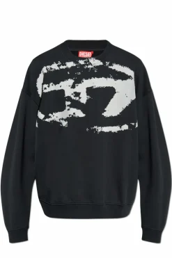 Diesel CZARNY Bluza `S-BOXT-N5`