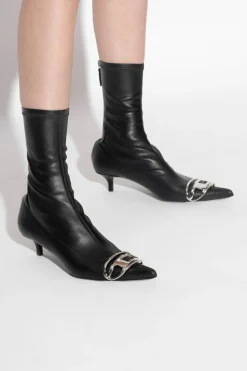 Diesel CZARNY Botki `D-VENUS`