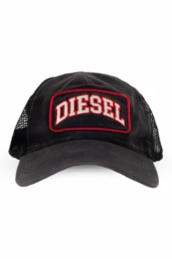Diesel CZARNY Czapka z daszkiem