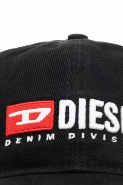 Diesel CZARNY Czapka z daszkiem ‘CORRY-DIV-WASH’