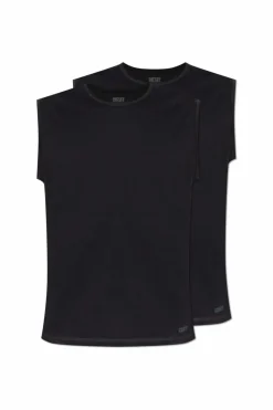 Diesel CZARNY Dwupak t-shirtów z logo `TOM-UTLT-2PACK`