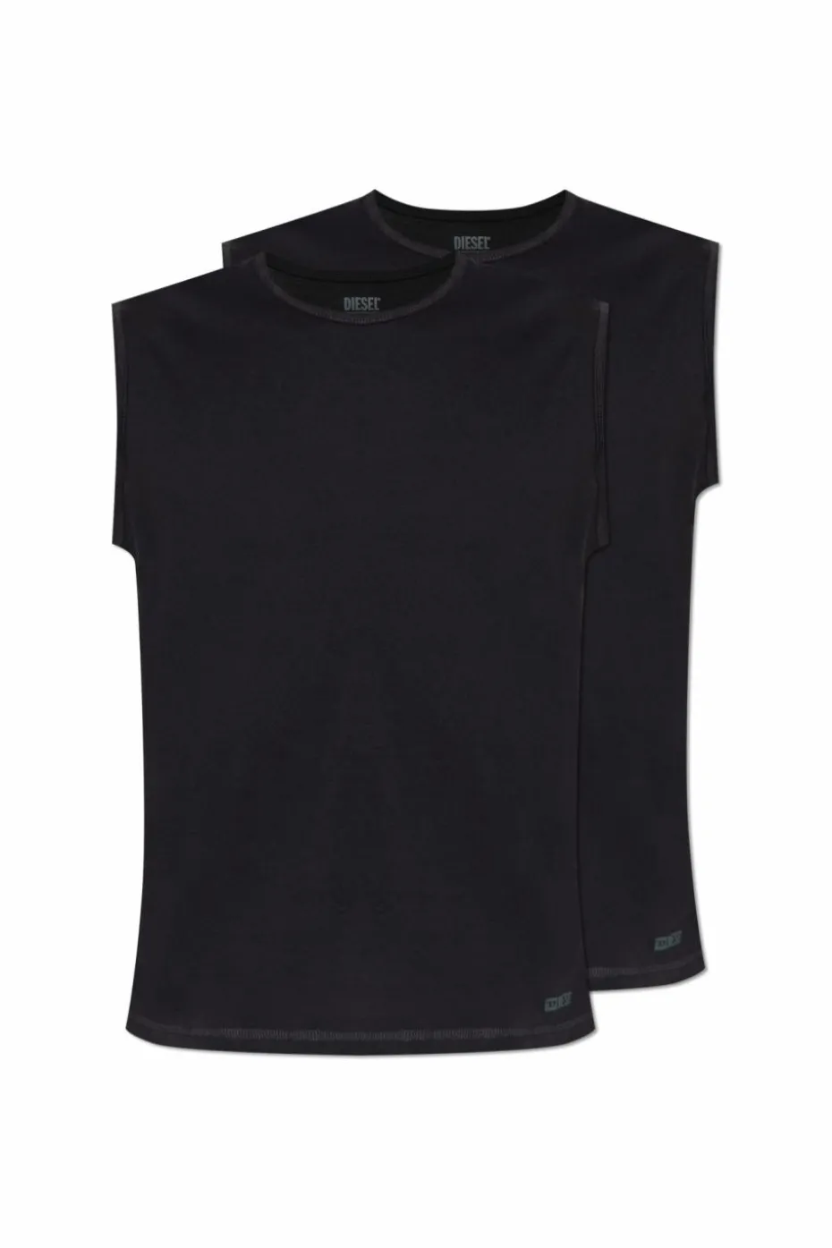 Diesel CZARNY Dwupak t-shirtów z logo `TOM-UTLT-2PACK`