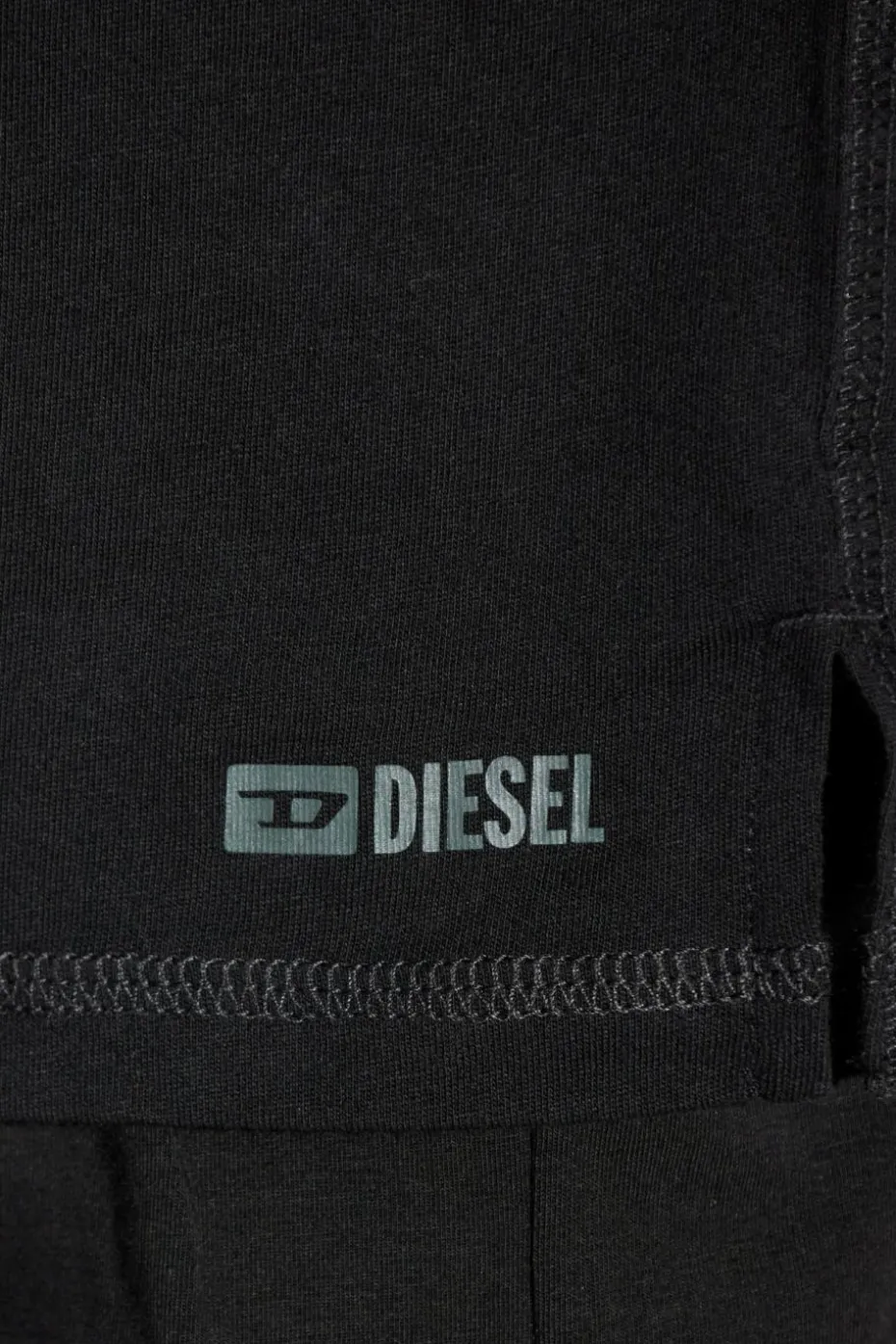 Diesel CZARNY Dwupak t-shirtów z logo `TOM-UTLT-2PACK`