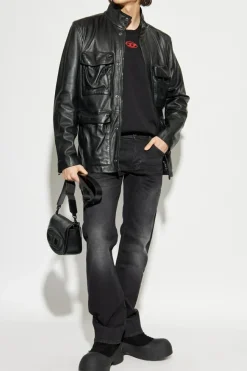 Diesel CZARNY Jeansy `1985 LARKEE`