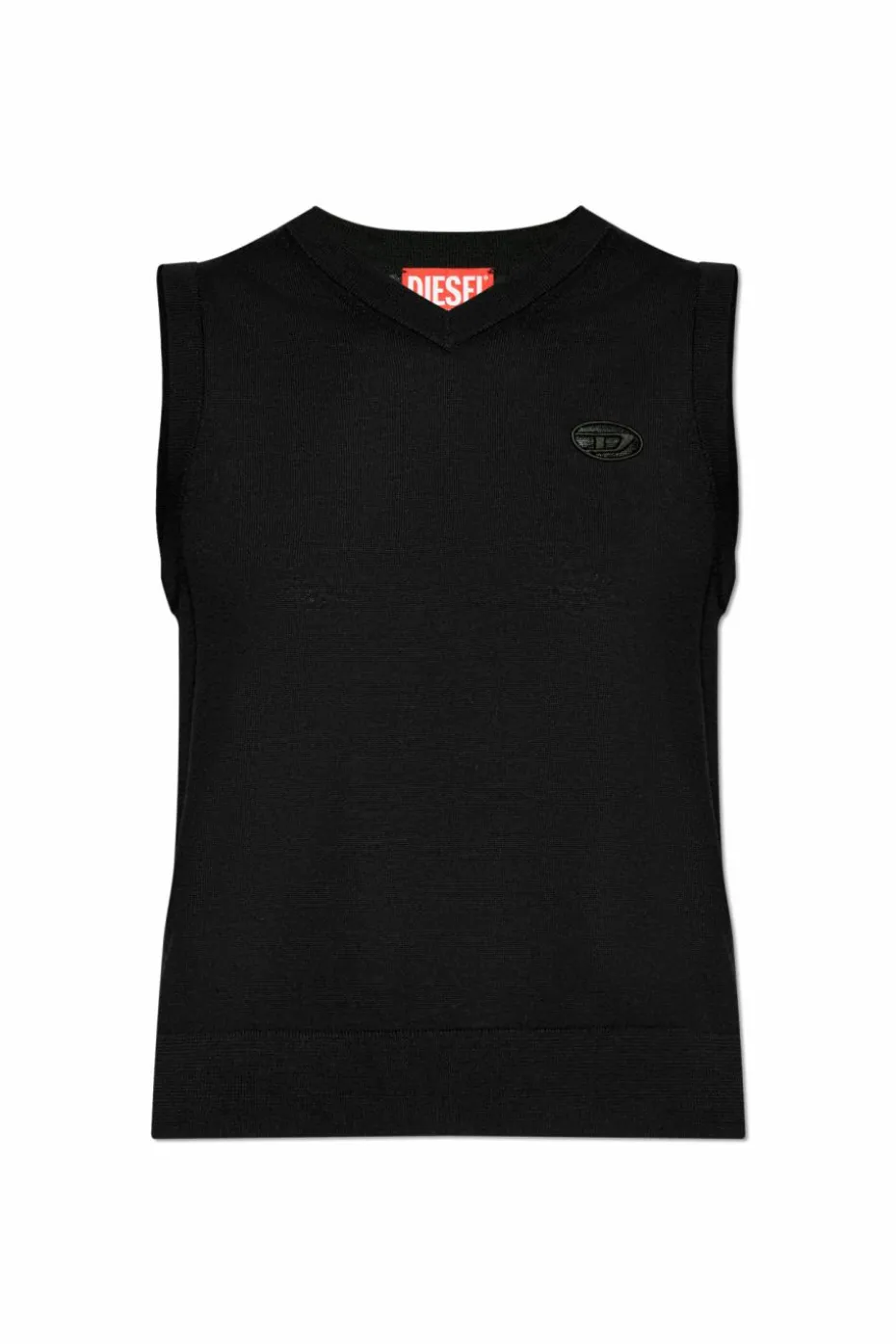 Diesel CZARNY Kamizelka `M-ALIGEA`