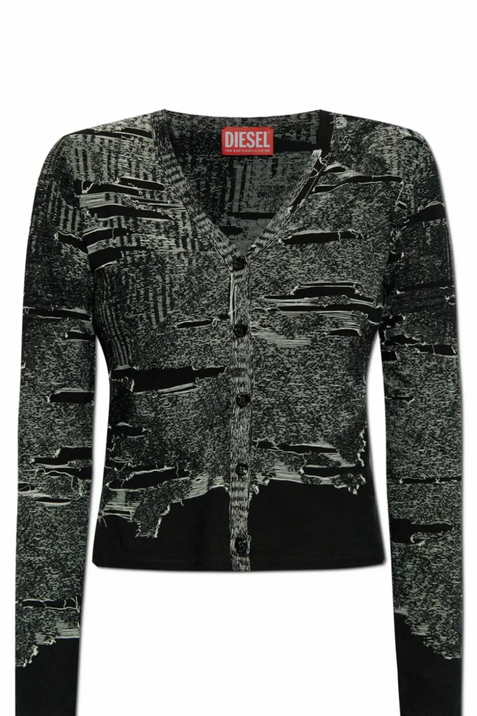 Diesel CZARNY Kardigan `M-ALIMA-L`