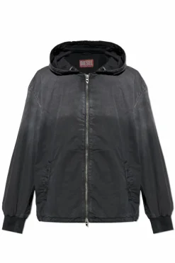 Diesel CZARNY Kurtka ` J-ADE`