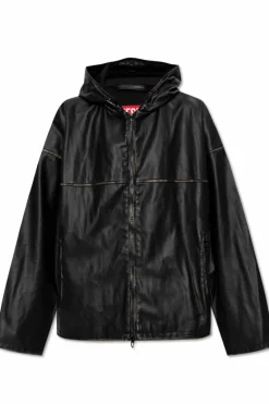 Diesel CZARNY Kurtka `J-ANTIL`