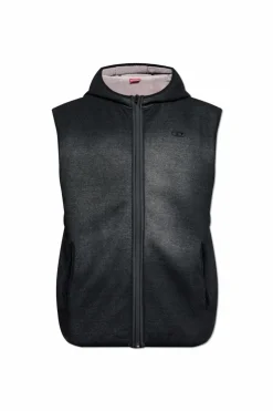 Diesel CZARNY Ocieplana kamizelka `S-HAKY`