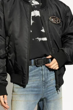 Diesel CZARNY Pasek `B-ARCHIVE`