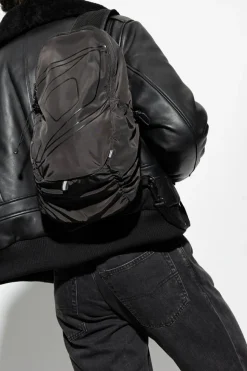 Diesel CZARNY Plecak na jedno ramię ‘DRAPE SLING BAG’