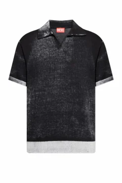 Diesel CZARNY Polo `K-LORENZO-SS`