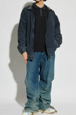 Diesel CZARNY Polo `T-NOAH-NC`