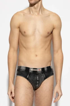 Diesel CZARNY Slipy `ANDRE-DNM`
